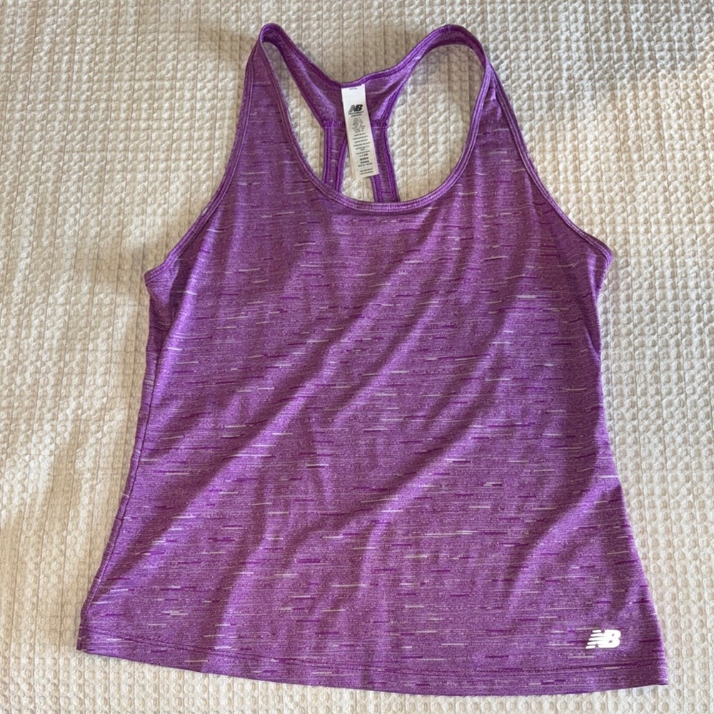 New Balance Women's Violet Racerback Tank Top